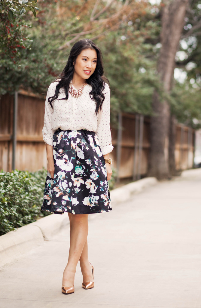 Floral Skirt | Dressed Up Girl