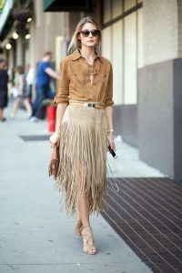 Fringe Skirt Outfit