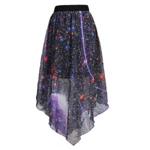 Galaxy High Low Skirt