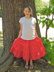 Girls Peasant Skirts