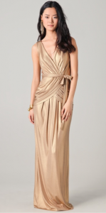 Gold Grecian Gown