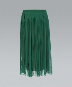 Green Chiffon Skirt