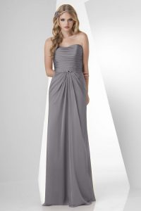 Grey Chiffon Gown