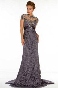 Grey Lace Gown