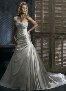Grey Wedding Gown