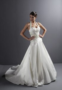 Halter Wedding Gown