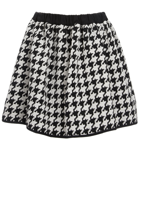 Houndstooth Skirt | DressedUpGirl.com