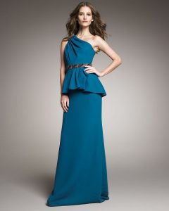 Images of Peplum Gown