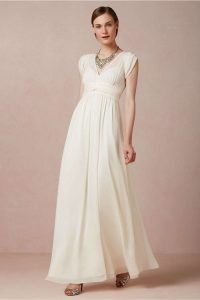 Ivory Chiffon Gown