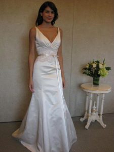 Ivory Silk Gown