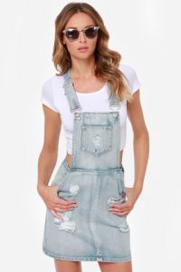 Jean Overall Skirt