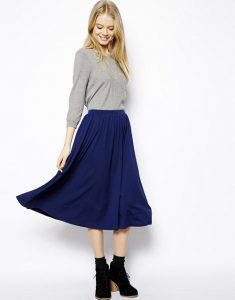 Jersey Midi Skirt