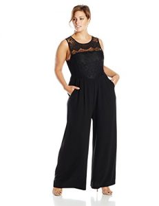 Lace Jumpsuit Plus Size