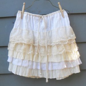 Lace Ruffle Skirt