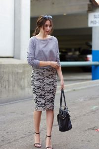 Lace Skirt Outfit
