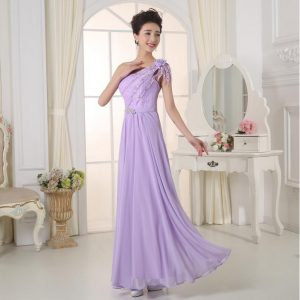 Lavender Chiffon Gown