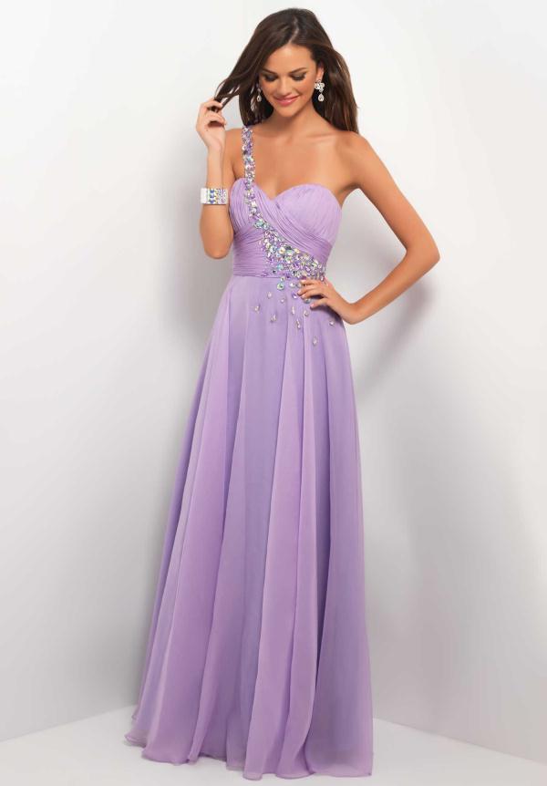 lavender colour gown