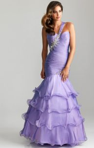 Lavender Mermaid Gown