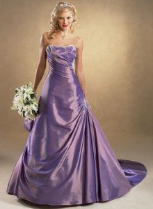 Lavender Wedding Gown