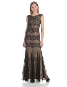 Long Beaded Gown