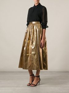 Long Gold Skirt