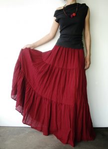 Long Peasant Skirt