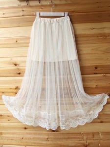 Long Sheer Skirts