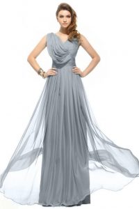 Long Silver Gowns