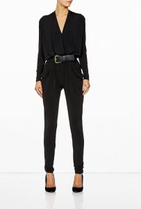 Long Sleeve Black Jumpsuit