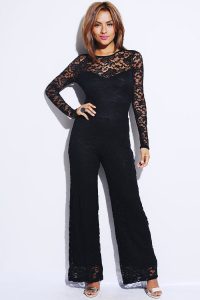 Long Sleeve Lace Jumpsuit