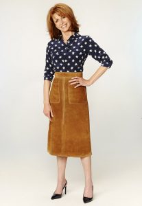 Long Suede Skirts