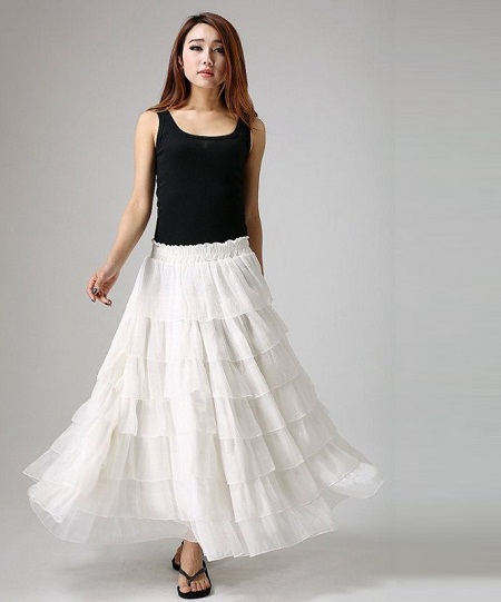 Tiered Skirt | DressedUpGirl.com