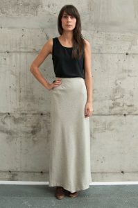 Long Wool Skirt