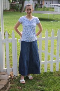 Modest Denim Skirt