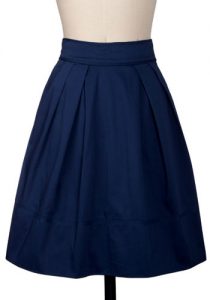 Navy Blue Skirt