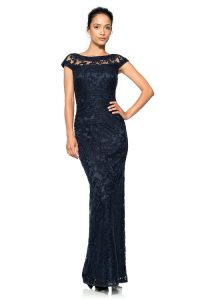Navy Gown Lace