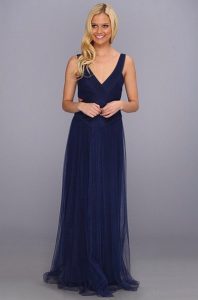 Navy Long Gown