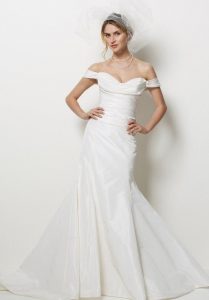 Off the Shoulder Bridal Gown