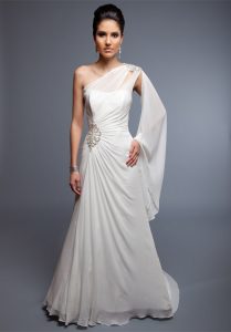 One Shoulder Wedding Gowns