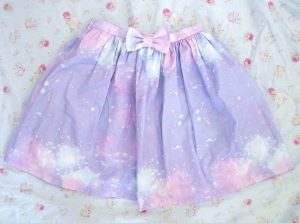 Pastel Galaxy Skirt
