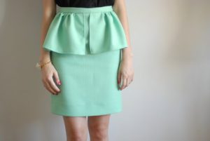 Peplum Skirt Pattern