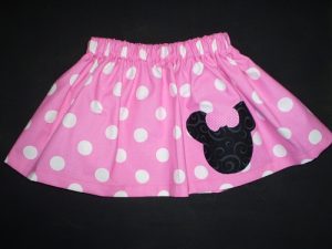 Pink Minnie Mouse Skirt