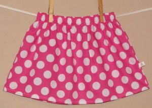 Pink Polka Dot Skirt