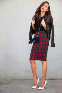 Plaid Tartan Skirt