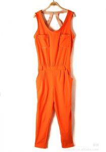 Orange Jumpsuit | DressedUpGirl.com