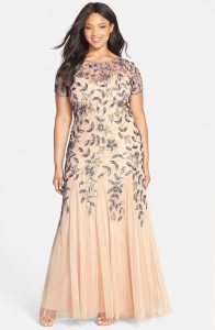 Plus Size Beaded Gowns
