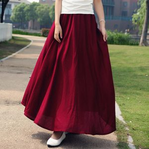 Plus Size Bohemian Skirts