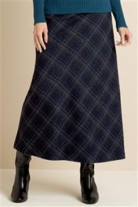 Plus Size Corduroy Skirt