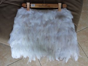 Plus Size Feather Skirt