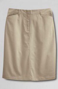 Plus Size Khaki Skirts